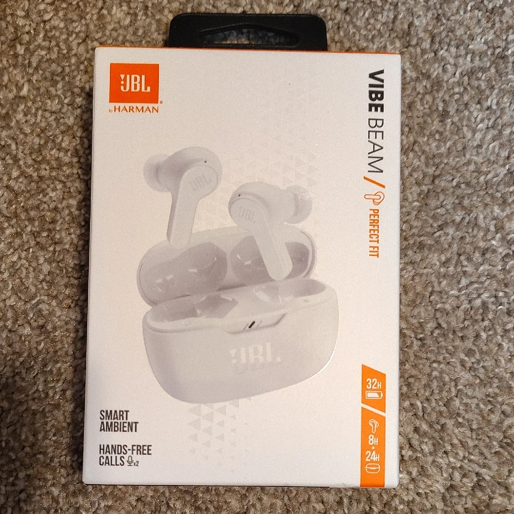 JBL Vibe Beam Wireless Earbuds NIB